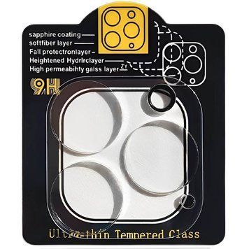 Захисне скло на камеру Full Block для Apple iPhone 12 Pro Max (6.7") Transparent 204-00472 фото