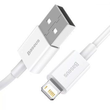 Кабель Baseus Superior Series Fast Charging Lightning 2.4A (0.25m) White 209-00234 фото