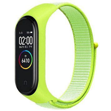 Ремінець Nylon New для Xiaomi Mi Band 3/4/5/6/7 Light Green 212-01763 фото