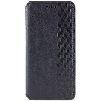 Кожаный чехол-книжка GETMAN Cubic (PU) для Samsung Galaxy A17 5G Черный 555-02599 фото