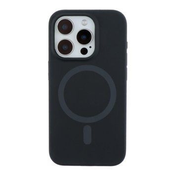 Чехол Glow Silicone Case with Magsafe для iPhone 15 Pro Black 214-03931 фото