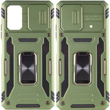 Ударопрочный чехол Camshield Army Ring для Xiaomi Poco F5 / Note 12 Turbo Army Green 777-05065 фото