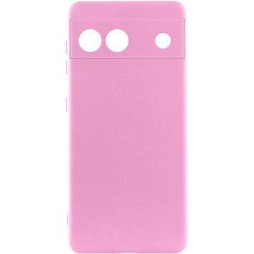 Чехол Silicone Cover Lakshmi Full Camera для Google Pixel 6a Pink 777-06871 фото