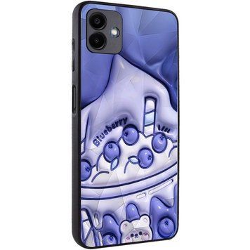 Чехол TPU+PC Prisma Fluffie для Samsung Galaxy A06 Blueberry 777-04243 фото