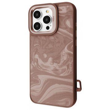 Чохол Kajsa Fluid Art with Magnetic Ring iPhone 16 Pro Max Desert titanium 656-08200 фото