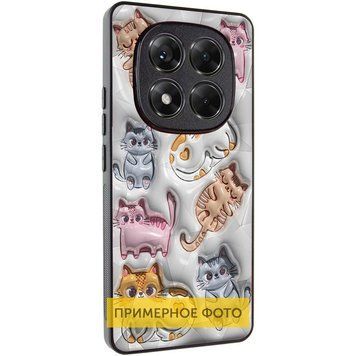 Чохол TPU+PC Prisma Fluffie для Xiaomi Redmi Note 14 4G (Int. version) Kittens 777-03940 фото