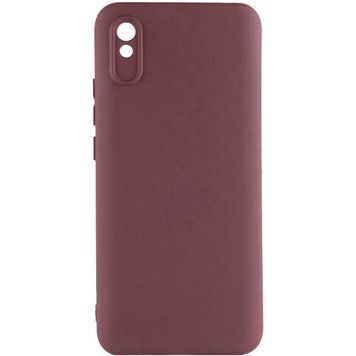 Чехол TPU GETMAN Liquid Silk Full Camera для Xiaomi Redmi 9A Бордовый / Marsala ILSO-00000075780-1 фото