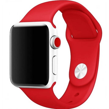 Силиконовый ремешок для Apple Watch 38/40/41 мм Red 212-00630 фото