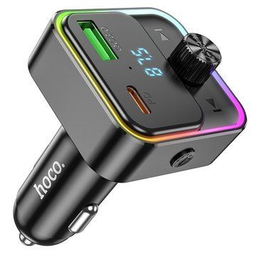 АЗП FM модулятор Hoco E81 Fantasy PD30W+QC3.0 (1USB-A/1C) Black ILSO-00000067606-1 фото