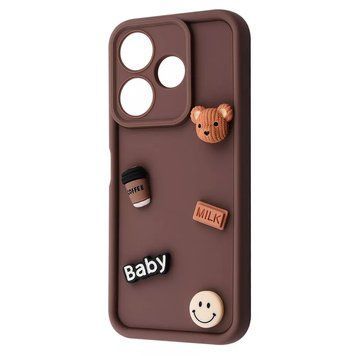 Чохол Pretty Things Case для Xiaomi Redmi 12 4G Brown/Bear 777-01666 фото