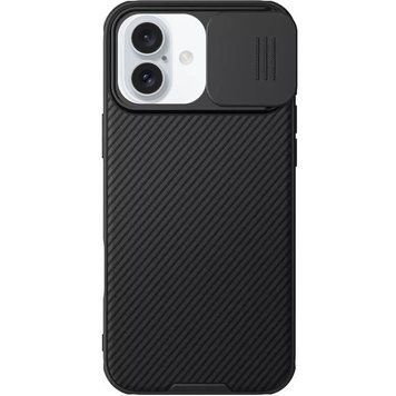 Карбонова накладка Nillkin CamShield Pro Magnetic для Apple iPhone 16 (6.1") Black 777-08112 фото