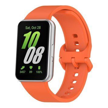 Ремінець для Samsung Galaxy Fit 3 (R390) Silicone Orange 212-02393 фото