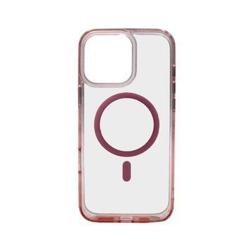 Чехол Acrilyc Colorful с MagSafe для iPhone 15 Pro Max Pink 666-03415 фото