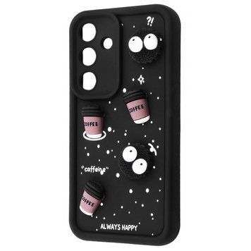 Чехол Pretty Things Case для Samsung Galaxy S25 Black/Coffee 777-02316 фото