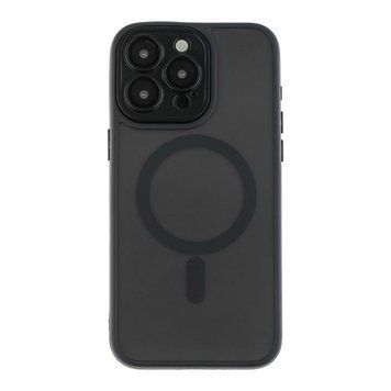 Чохол TPU+PC Magnetic Matte Camera Lens with Magsafe для iPhone 13 Pro Max Black 757-00245 фото