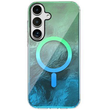 Чохол TPU Shiny Mountain (MagFit) для Samsung Galaxy S24 Green / Blue 555-02849 фото