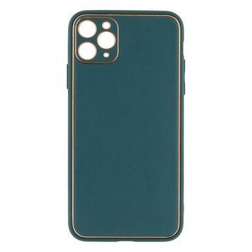 Чохол Leather Gold with Frame для iPhone 11 Pro Max Dark Green 207-00336 фото