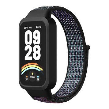 Ремешок для Xiaomi Mi Band 9 Active Nylon Black Purple 212-02645 фото