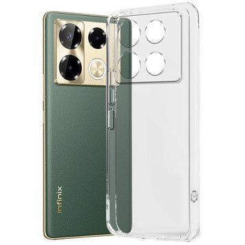 TPU чехол Transparent 1,5mm Full Camera для Infinix Note 40 Pro 4G Бесцветный (прозрачный) ILSO-00000073703-1 фото