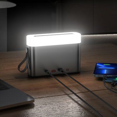 Зовнішній акумулятор HOCO J94A Masterful 22.5W fully compatible power bank(50000mAh) Black 656-03774 фото