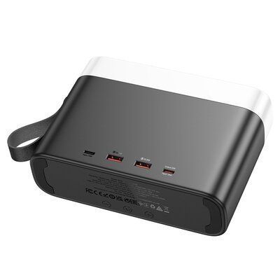 Зовнішній акумулятор HOCO J94A Masterful 22.5W fully compatible power bank(50000mAh) Black 656-03774 фото