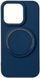Чехол TPU Back Case Metal Stand with MagSafe для iPhone 12 Pro Max Blue 214-02112 фото 1