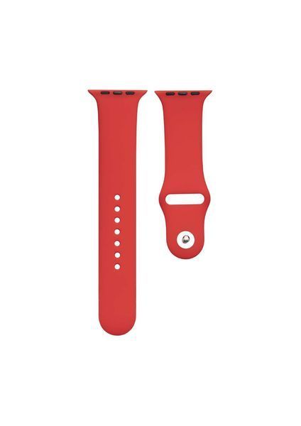 Силіконовий ремінець для Apple Watch 38/40/41 мм Red 212-00630 фото