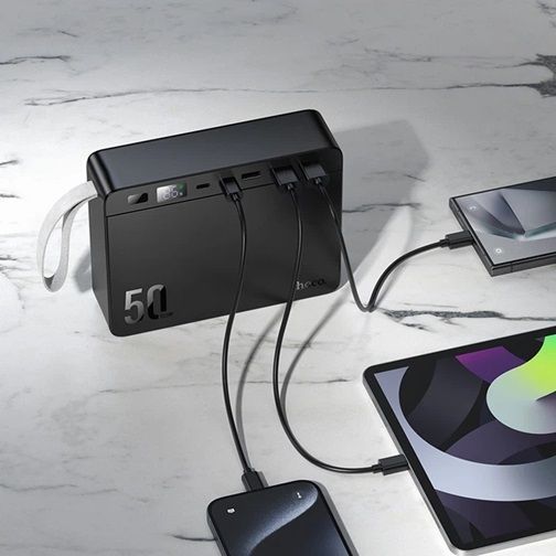 Powerbank Hoco J166 Carretera 50000 mAh 22.5W Black 216-00188 фото