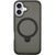 Чохол TPU+PC Metal Buttons with MagSafe Colorful HQ Ring для iPhone 16 (6.1") Black 555-00631 фото