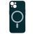 Силиконовый чехол с MagSafe для iPhone 11 Pro Max Темно-зеленый 214-00602 фото