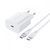 Мережевий зарядний пристрій Proove Rapid 30W (Type-C) + Кабель Type-C to Type-C white 656-02624 фото