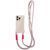 Чохол з шнурком TPU CrossBody with straps для iPhone 13 (6.1") Antique White 555-00484 фото