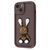 Чехол Pretty Things Case для iPhone 15 Brown/Rabbit 777-01555 фото