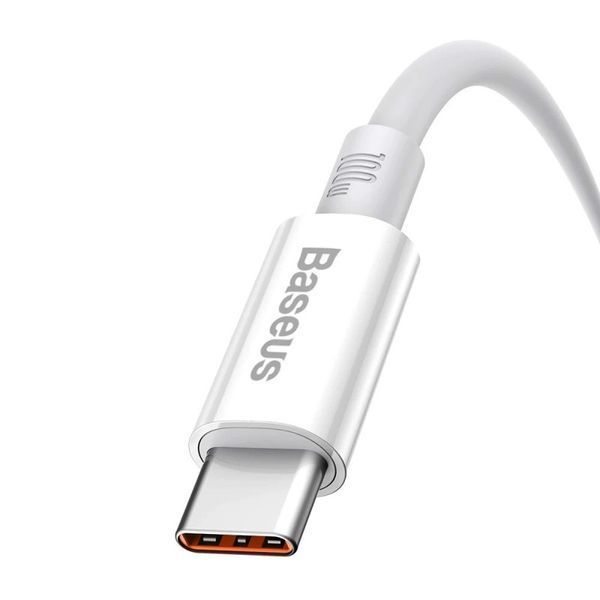 Кабель Baseus Superior Series Fast Charging Data Cable USB to Type-C 100W 1m Moon White P10320102214-01 фото
