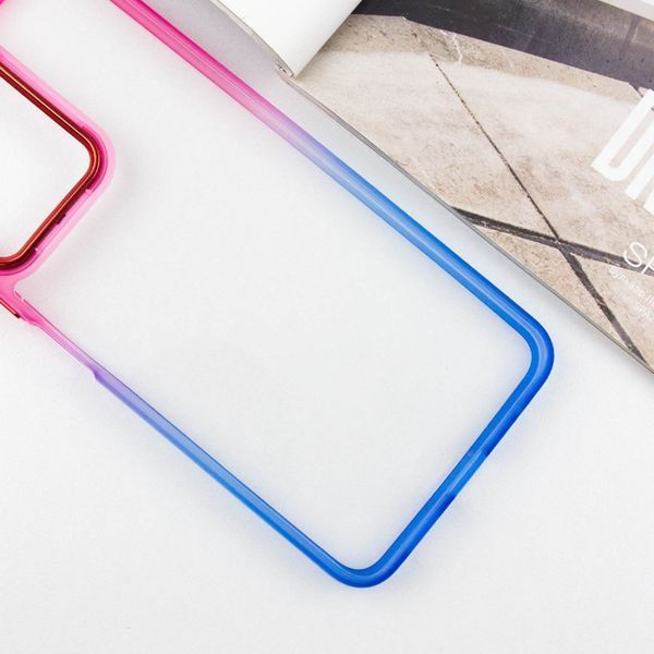 Чохол TPU+PC Fresh sip series для Xiaomi Redmi Note 13 Pro 4G / Poco M6 Pro 4G / Note 14S Синій / Рожевий 777-06631 фото