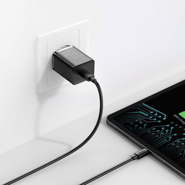СЗУ Baseus Super Silicone Quick Charger 30W (Type-C) White CCSUP-J02 фото
