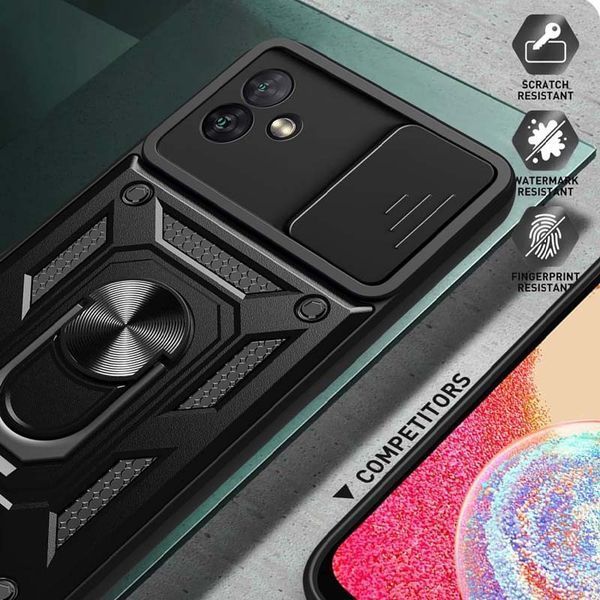 Ударостійкий чохол Camshield Serge Ring для Samsung Galaxy A06 Black 777-04326 фото