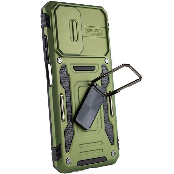 Ударопрочный чехол Camshield Army Ring для Xiaomi Redmi 9A Army Green 777-05115 фото