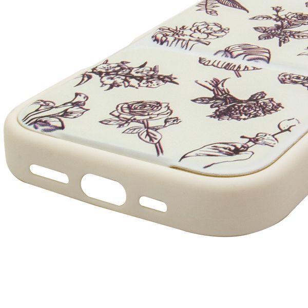 Чехол TPU Panel Stand для Apple iPhone 16 Pro (6.3") Floral Sketch 777-09424 фото