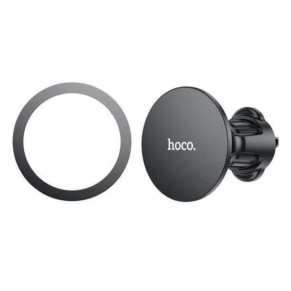 Магнитный держатель для телефона HOCO H12 Fine Jade Ring Черный 201-00076 фото