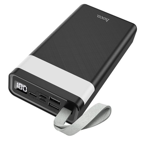Портативний акумулятор Power Bank Hoco J73 Powerfu 30000 mAh 2A Чорний 216-00114 фото