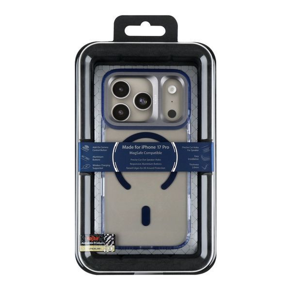 Чохол Kajsa Trans-Shield with MagSafe для iPhone 17 Pro Blue B-Ring 2020000509233 фото