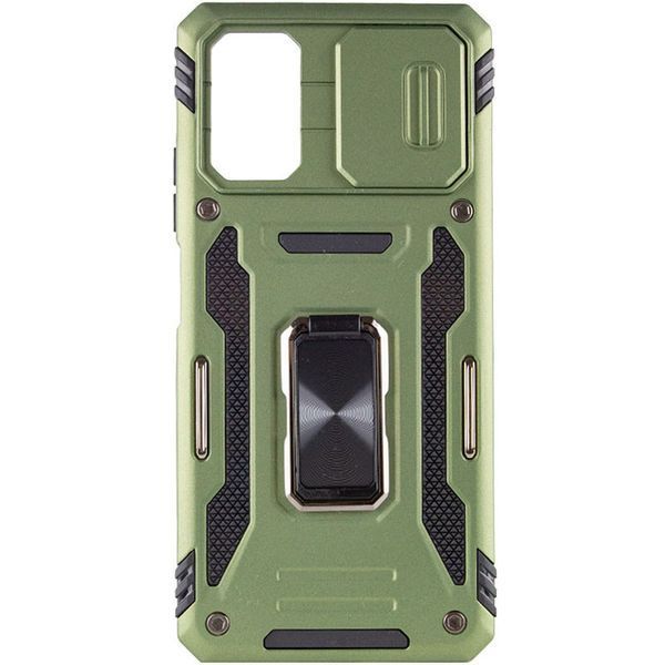 Ударостійкий чохол Camshield Army Ring для Xiaomi Poco F5 / Note 12 Turbo Army Green 777-05065 фото