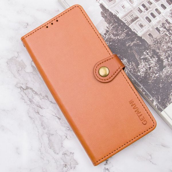 Кожаный чехол-книжка GETMAN Gallant (PU) для Samsung Galaxy S24 Brown 777-06281 фото
