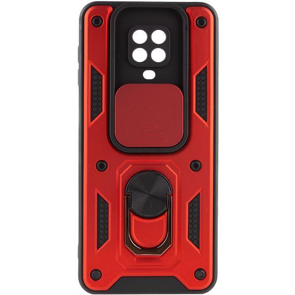 Ударопрочный чехол Camshield Serge Ring для Xiaomi Redmi Note 9s / Note 9 Pro / 9 Pro Max Red 777-04667 фото