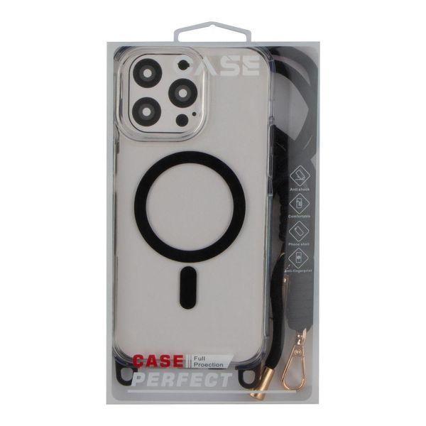 Чохол TPU+PC LanyardCase with MagSafe для iPhone 13 Pro Max Black 214-03137 фото