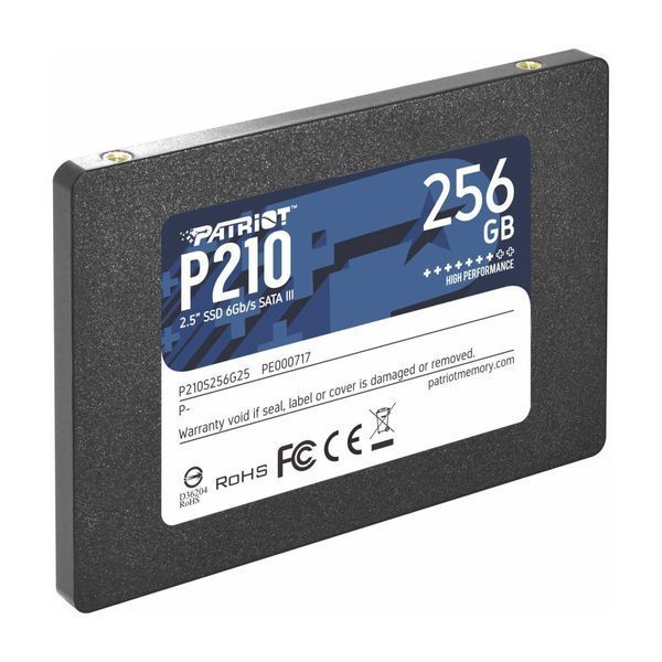 Накопитель SSD Patriot P210 256GB 2.5" 7mm SATAIII 3D QLC P210S256G25 фото