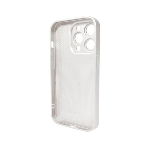 Чехол для смартфона AG Glass Matt Frame Color для iPhone 14 Pro Pearly White 666-00619 фото