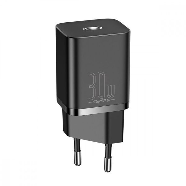 СЗУ Baseus Super Silicone Quick Charger 30W (Type-C) White CCSUP-J02 фото