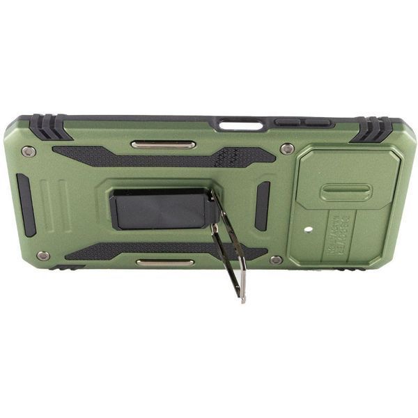 Ударостійкий чохол Camshield Army Ring для Xiaomi Poco F5 / Note 12 Turbo Army Green 777-05065 фото